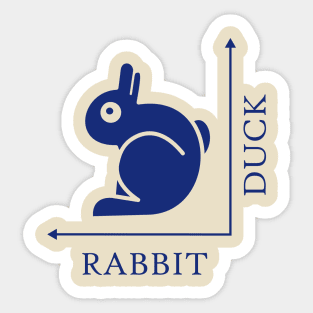 Duck Rabbit Illusion Sticker